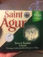 Mängden socker i Saint AGUR Le 190 G Généreux * Saint-AGUR