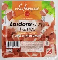 Mängden socker i Lardons cuits fumés