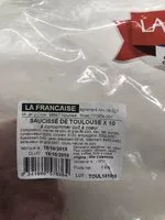 Mängden socker i Saucisse de Toulouse