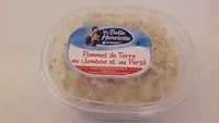 Mängden socker i Pomme de terre jambon persil