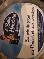Mängden socker i Salade de pâtes au poulet et aux ecrevisses