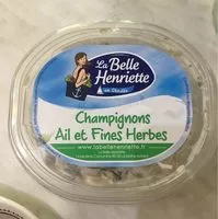 Mängden socker i Champignons ail et fines herbes