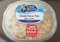 Mängden socker i Salade marco polo