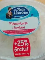 Mängden socker i Piémontaise Jambon