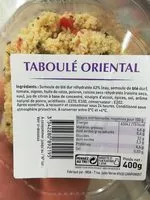 Mängden socker i Taboulé oriental