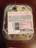 Mängden socker i Piémontaise au jambon