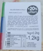 Mängden socker i Salade marco polo