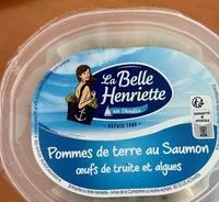 Mängden socker i Pommes de terre au saumon, œufs de truites et algues
