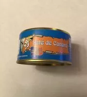 Mängden socker i Pâté de canard