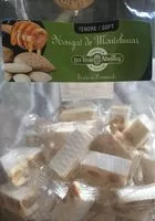 Mängden socker i Nougat de Montelimar