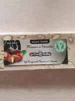 Mängden socker i Nougat tendre Marron amandes