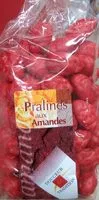 Mängden socker i Pralines aux Amandes