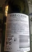 Mängden socker i Viré-Clessé Cuvée des Tourterelles 2016