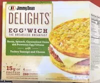 Mängden socker i Delights egg’wich