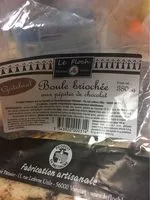 Mängden socker i Boule briochée pepites chocolat