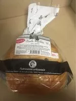 Mängden socker i Boule briochée aux raisins