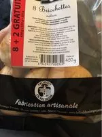 Mängden socker i 8 Briochettes Nature