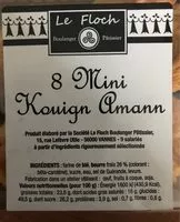 Mängden socker i 8 mini Kouign amann