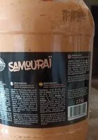 Mängden socker i Sauce samouraïs