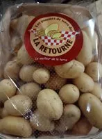 Mängden socker i Pomme de terre grenaille chair ferme blanche