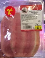 Mängden socker i Jambon cuit supérieur avec couenne