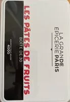 Mängden socker i Pâtes de fruit