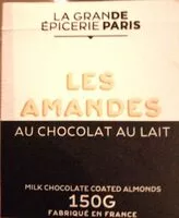 Mängden socker i Les amandes au chocolat au lait