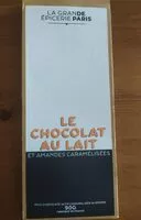 Mängden socker i Le chocolat au lait et amandes caramélisées