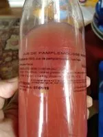 Mängden socker i Jus de pamplemousse rose frais