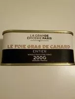 Mängden socker i Foie Gras De Canard Entier