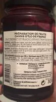 Mängden socker i Préparation De Fruits Cassis D?ile De France