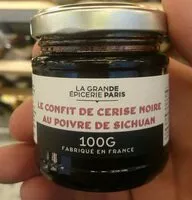 Mängden socker i confit de cerises noires au poivre du Sichuan