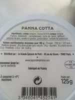 Mängden socker i Panna Cotta