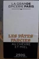 Mängden socker i Pâtes Jaunes Farcies Au Chèvre Et Au Miel