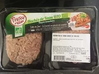 Mängden socker i Hachés de veau BIO façon bouchère la barquette de 2 X 200 g