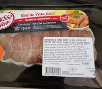Mängden socker i Rôti de veau farci