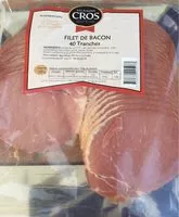 Mängden socker i Filet de bacon 40 tranches