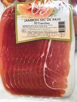 Mängden socker i Jambon sec de pays 10 tranches