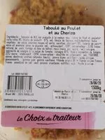 Mängden socker i Taboulé au poulet et au chorizo