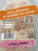 Mängden socker i Duo d'ananas et carottes au surimi
