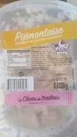 Mängden socker i Piémontaise tradition au jambon supérieur