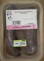 Mängden socker i Boudin noirs aux pommes à l'ancienne