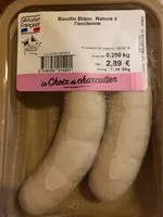 Mängden socker i Boudin blanc Nature