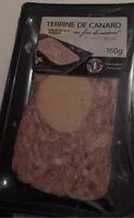 Mängden socker i Terrine de canard au foie de canard