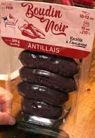 Mängden socker i Boudin noir Antillais
