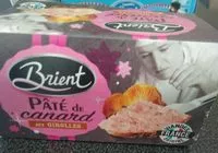 Mängden socker i Pate de canard aux girolles