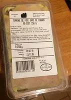Mängden socker i Terrine de foie gras de canard