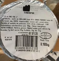 Mängden socker i Tarama