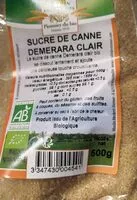 Mängden socker i Sucre de canne