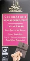 Mängden socker i Chocolat Noir Et Gingembre